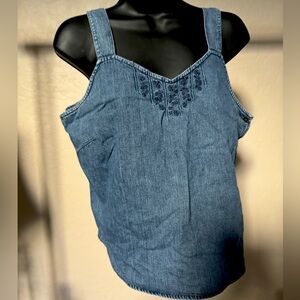 Liz Claiborne Denim Tank Top